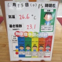 用心・予防が大切　～熱中症～