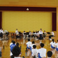 生徒集会➀　～　吹奏楽部壮行会　～