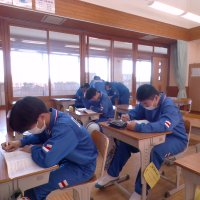 県立高校入試まで、あと１ヶ月