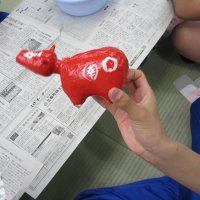 スキー宿泊学習４　～赤ベコ絵付け体験～