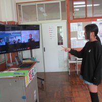 ５年生オンライン交流会「外国語」