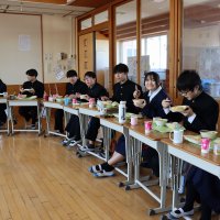 ３年生　中学校最後の昼餐