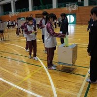 来年度の生徒会役員を選びました (3/19)