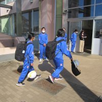 あいさつ運動が始まりました
