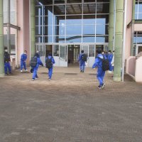 朝の委員会活動の様子