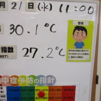 気温上昇中↑↑　～WBGTの計測で熱中症対策～