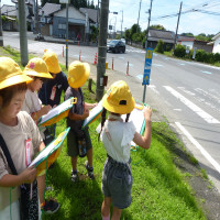 ６月１６日（月）　１年生・生活科校外学習・通学路探険