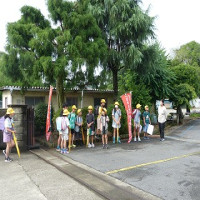 ７月１７日（木）　あいさつ運動　２